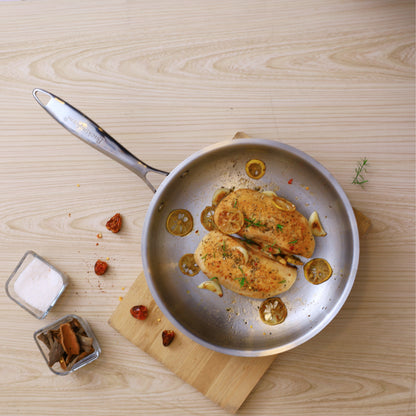 Buckingham Stainless Steel 18/8 Elite Triply set of 4 cookware