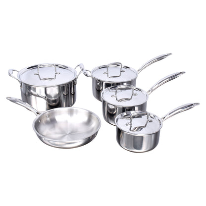 Buckingham Stainless Steel 18/8 Elite Tri 18/8 set of 5 cookware