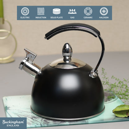Stove Top Kettle | Black | Infographics