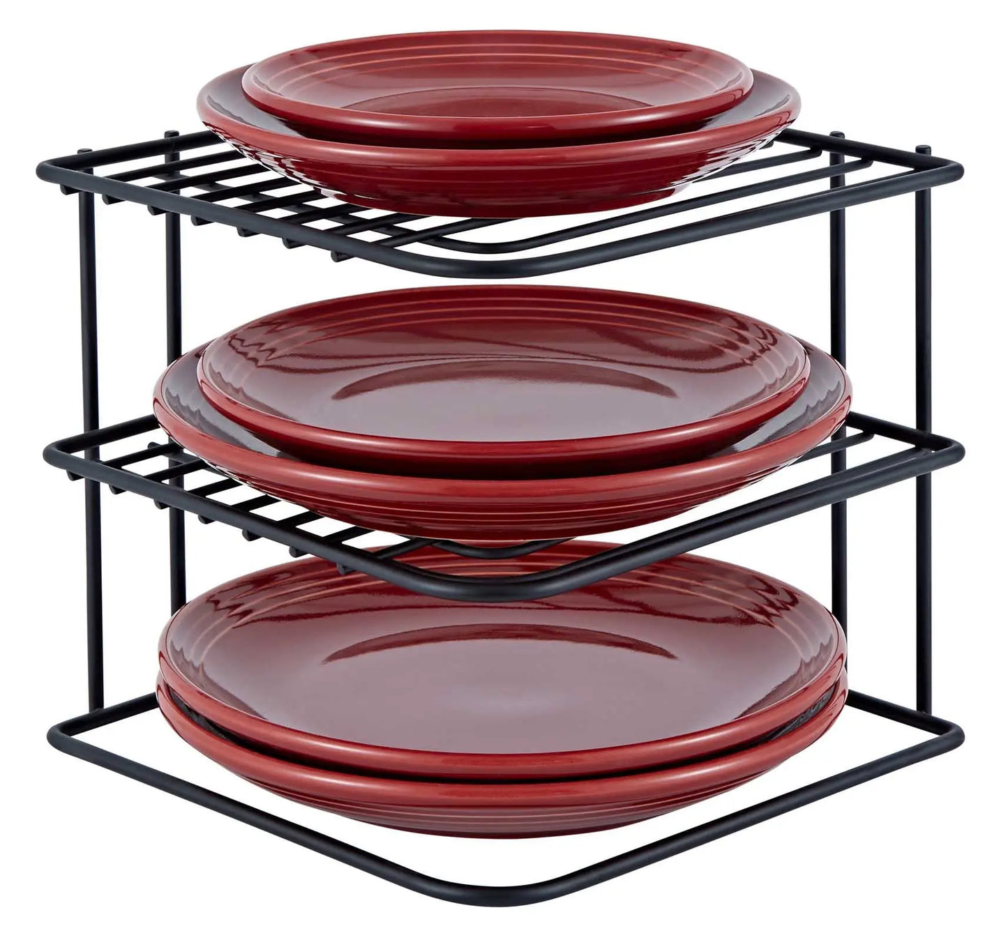 Buckingham 3 Tier Corner Plate Kitchen Cupboard Organiser Storage Rack High End Premium Quality Buckingham