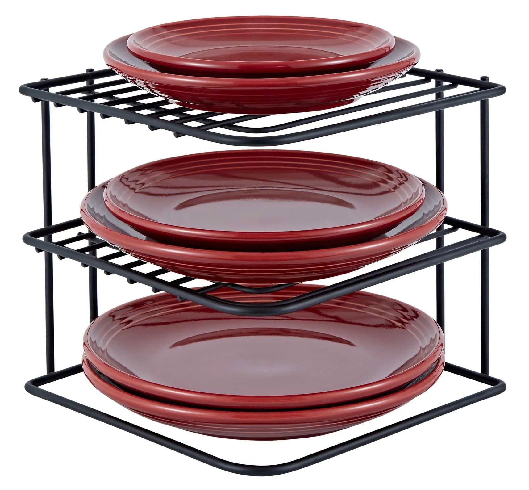 Buckingham 3 Tier Corner Plate Kitchen Cupboard Organiser Storage Rack High End Premium Quality Buckingham