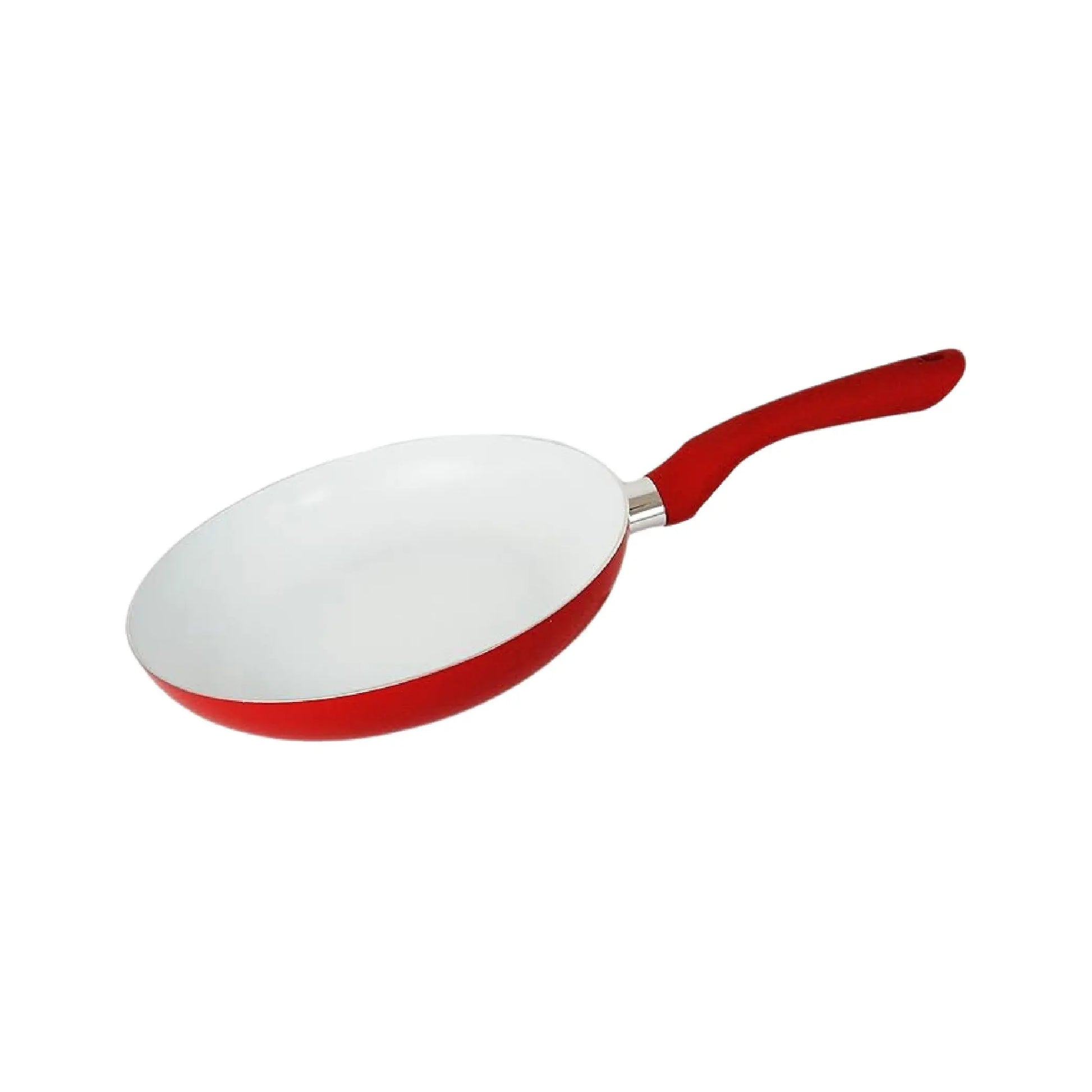 Buckingham Premium Induction Ceramic Coated Frying Pan 28 cm , Red Buckingham Cookware UK