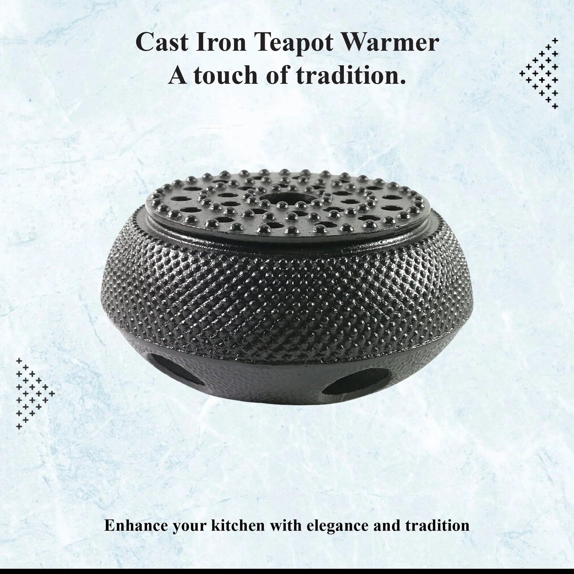 Buckingham Tetsubin Japanese Style Cast Iron Teapot Tea Pot Warmer 15cm Hobnail Buckingham Cookware UK