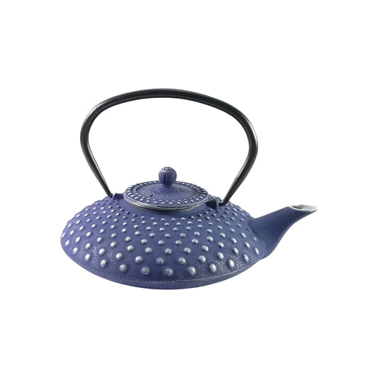 Buckingham Tetsubin cast Iron Japanese Teapot Blue Pimple Design, 800 ml Buckingham