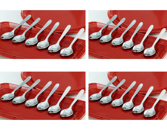 Buckingham Pack of 24 Stainless Steel Teaspoons